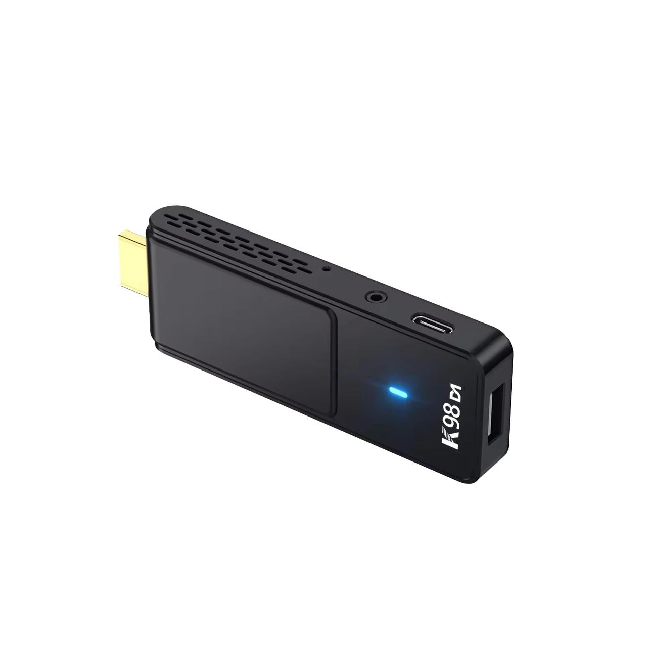 K98 4K Android TV Stick - Portable Cinema Edition | Android 14 | Quad Core | Dual WiFi & BT 5.0