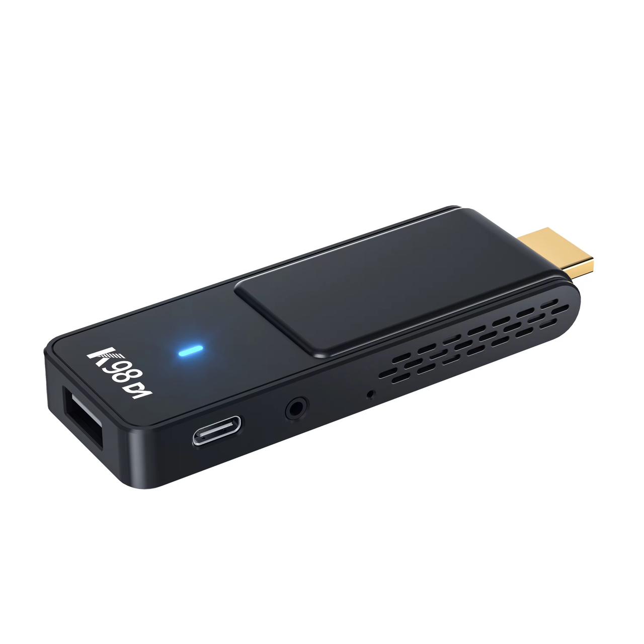 K98 4K Android TV Stick - Portable Cinema Edition | Android 14 | Quad Core | Dual WiFi & BT 5.0
