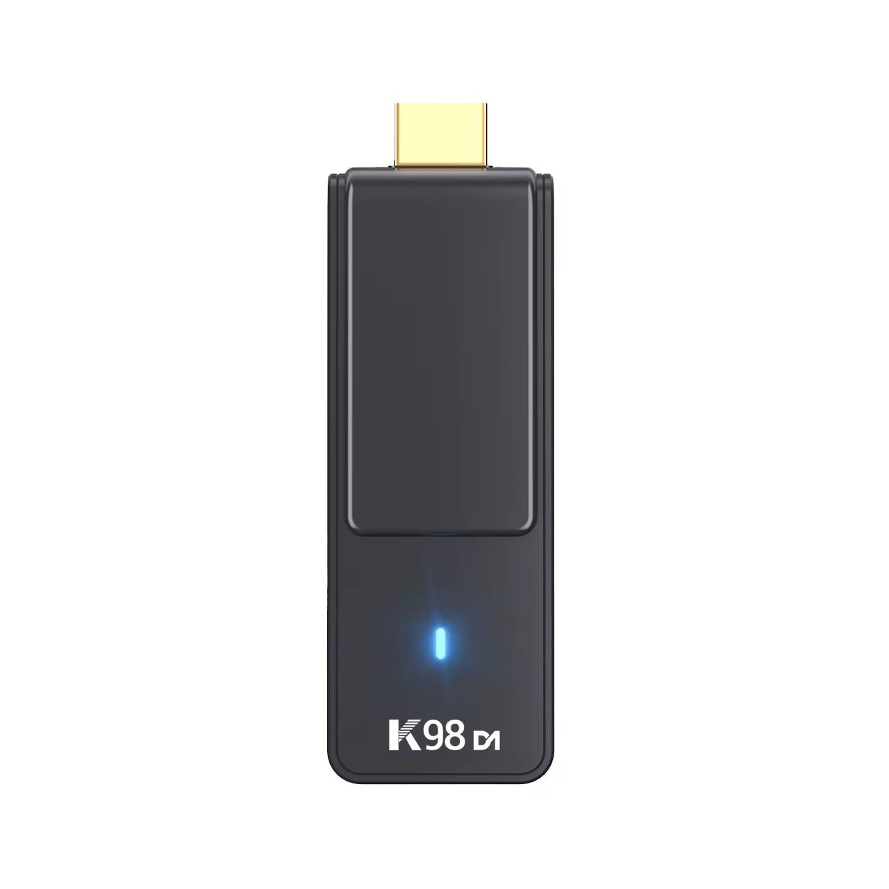 K98 4K Android TV Stick - Portable Cinema Edition | Android 14 | Quad Core | Dual WiFi & BT 5.0